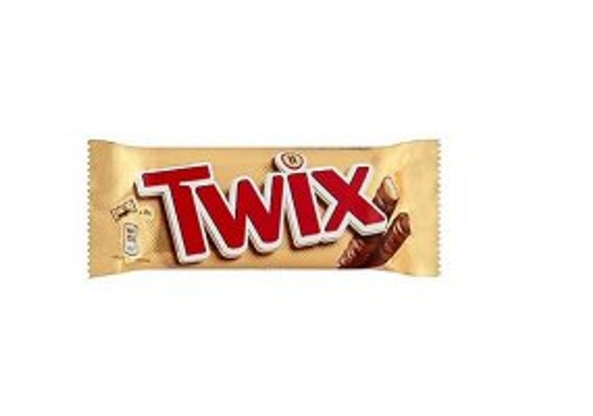 Twix Twin Milk Chocolate Bar 50g case of 25