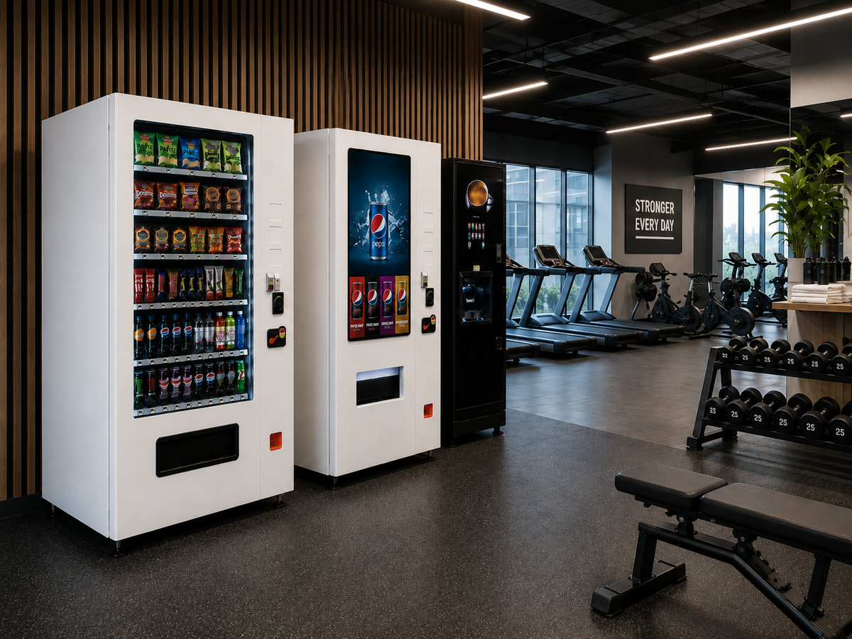 VendSmart Optic shown in gym