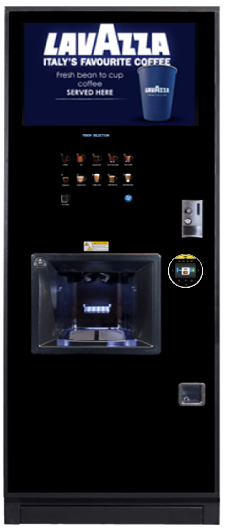 NEO Espresso bean-to-cup commercial coffee vending machine