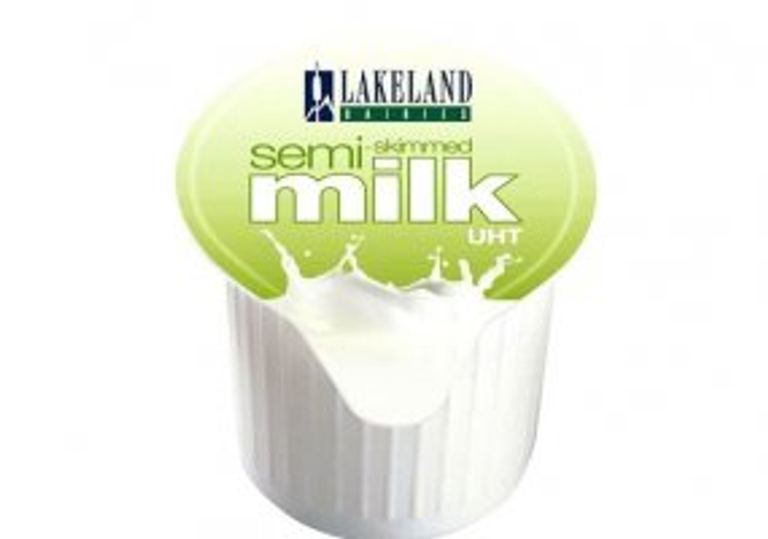 Lakeland Semi-Skimmed Milk 12ml portion pots box of 120
