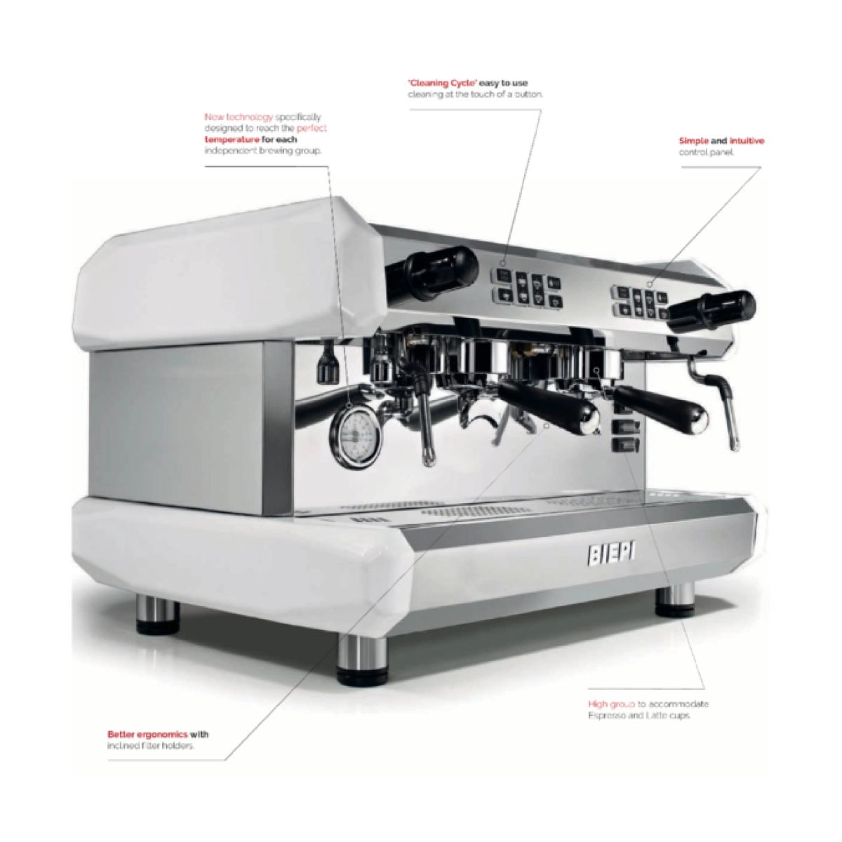MC-E 2 Group Biepi Traditional Coffee Machine