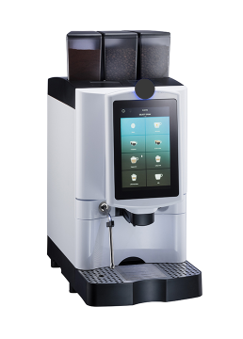 The Touch Ultra commercial bean to cup coffee machine in black casing