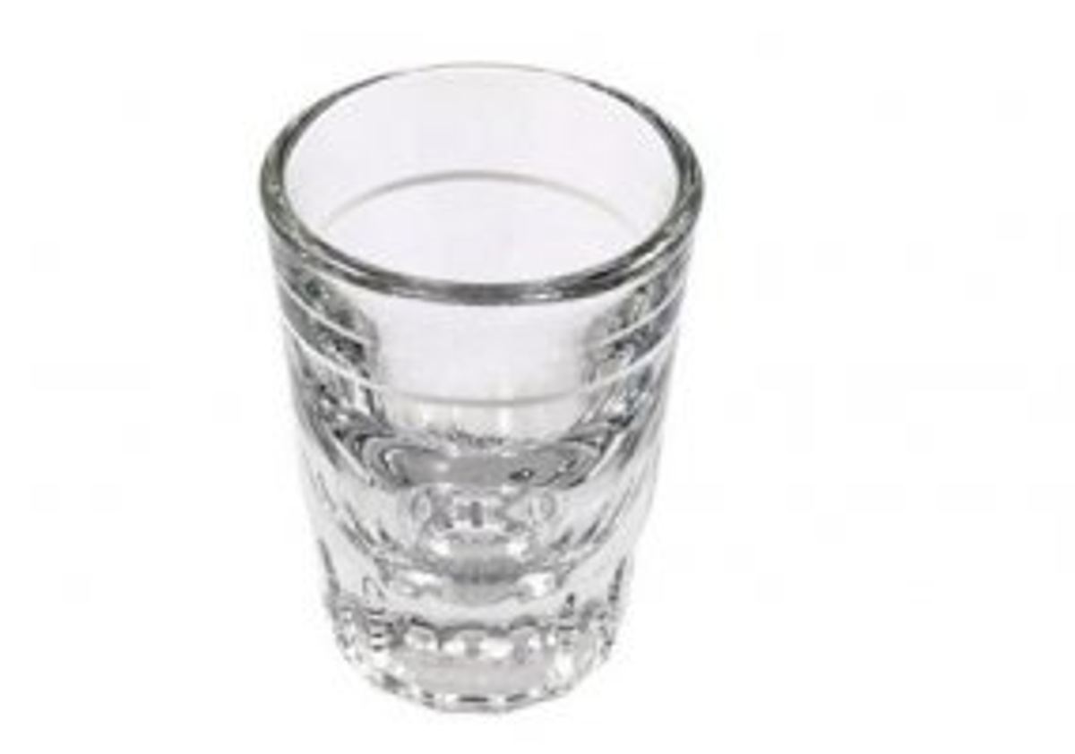 Barista Lined Espresso Shot Glass 2oz 60ml pack of 6