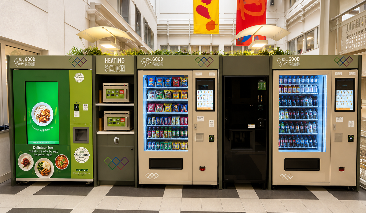 NHS vending machine housing
