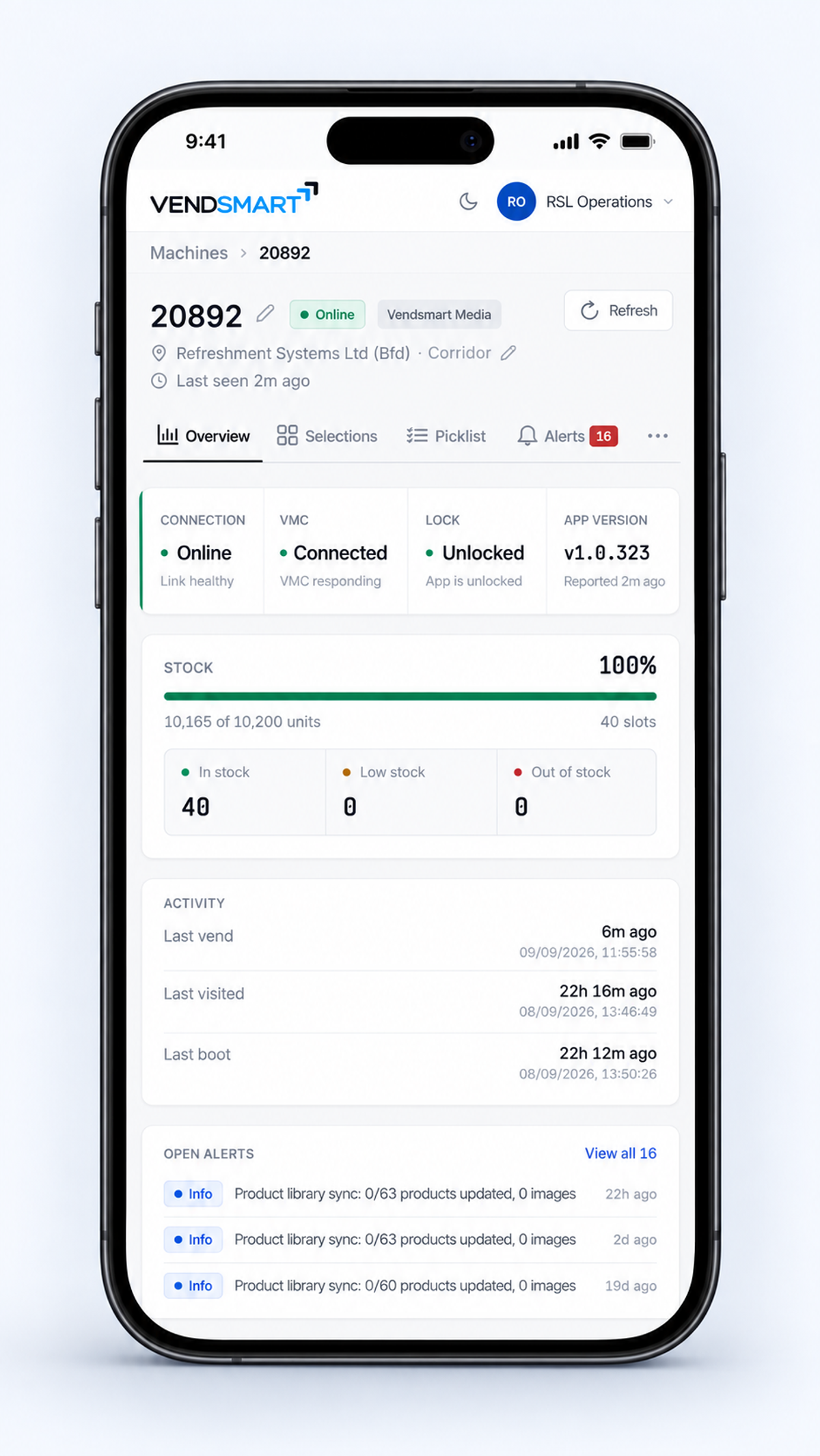 VendSmart Connect App