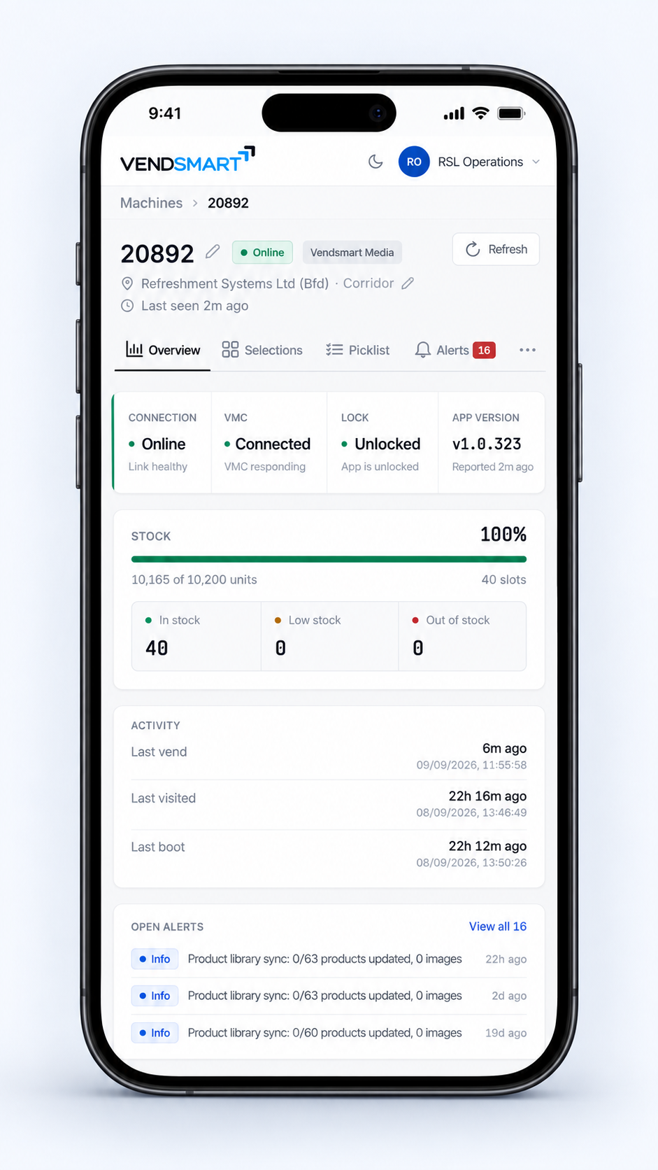 VendSmart Connect App