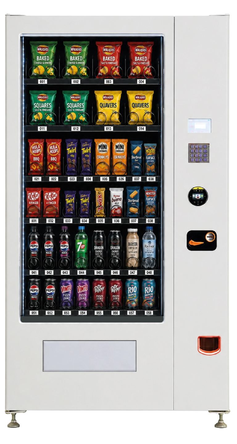 VendSmart Classic Compact 8 Combi snack and drink machine