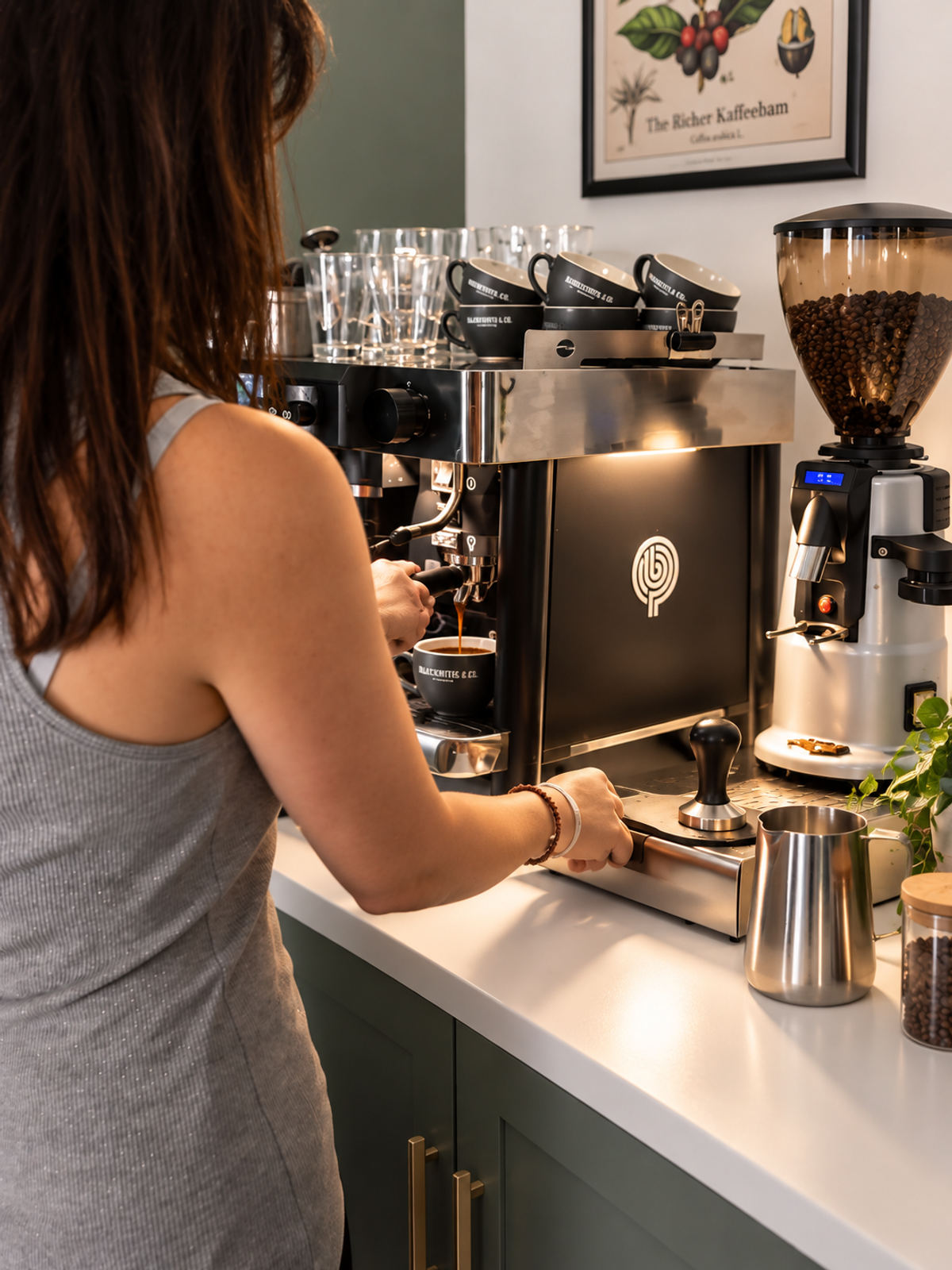 barista training at Refreshment Systems Showroom