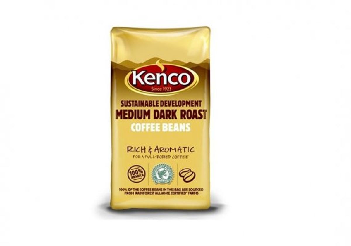 Kenco Sustainable Development Whole Bean Coffee 1kg bag