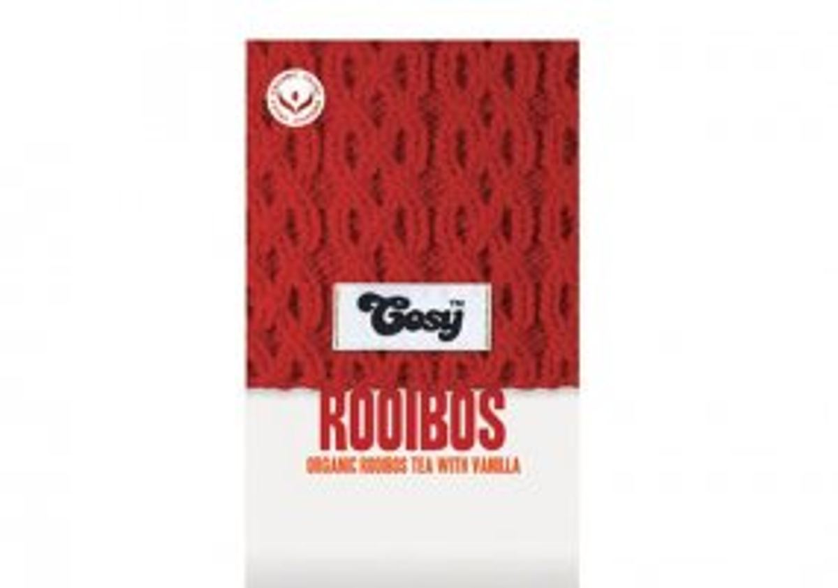 Cosy Tea Organic Rooibos & Vanilla Tea box