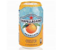 San Pellegrino Aranciata Orange 330ml cans case of 24