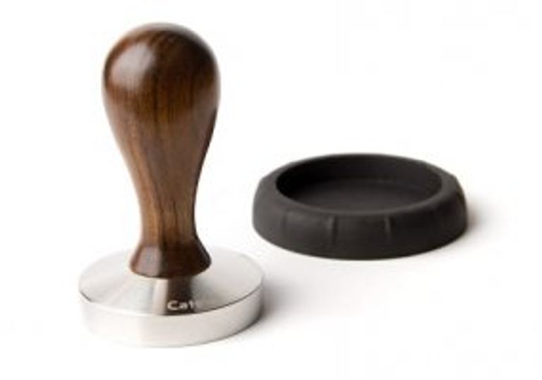 Cafelat Walnut Handle 58mm Stainless Steel Espresso Tamper
