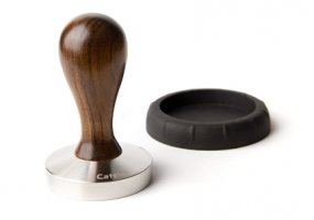 Cafelat Walnut Handle 58mm Stainless Steel Espresso Tamper