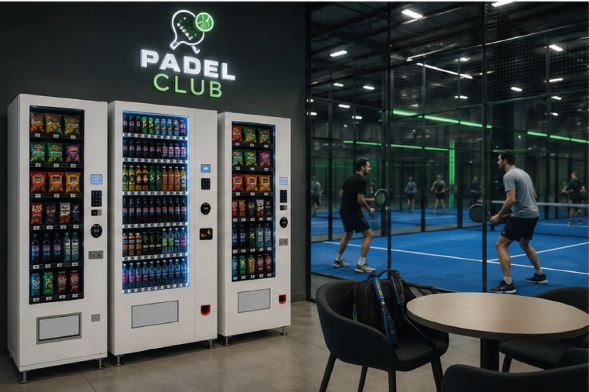 VendSmart Vending Machines at a Padel Court Gym
