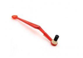 Pallo Coffeetool Group Head Cleaning Brush Cherry Red