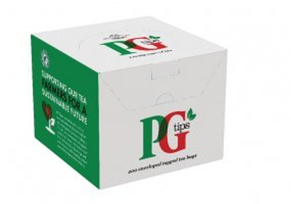PG Tips Enveloped String and Tag Tea Bags box of 200