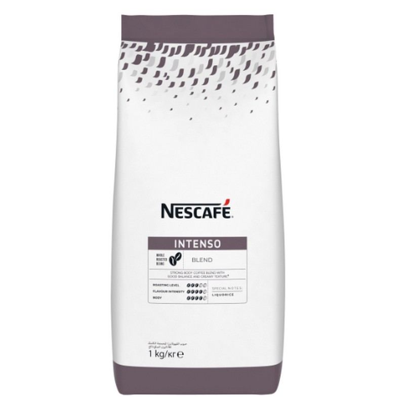 Nescafe Intenso Coffee Beans 1kg bag case of 6