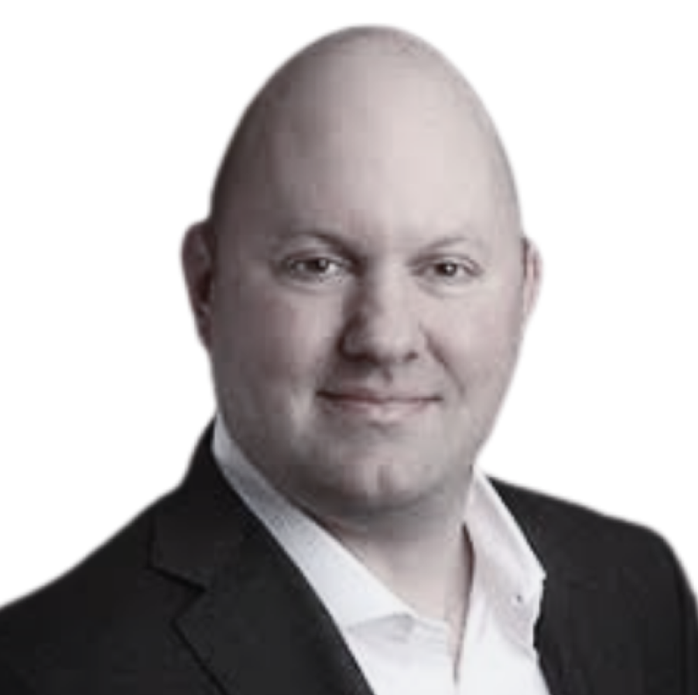 Headshot of Marc Andreesen against a white background