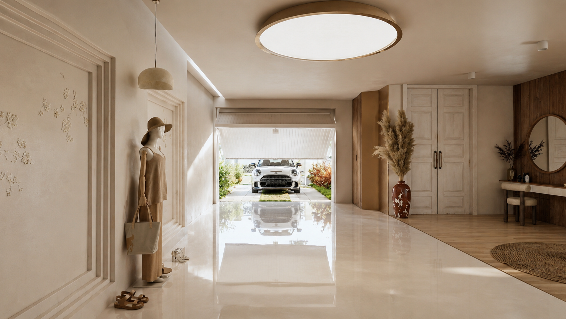 Vogue — vue vers l’entrée