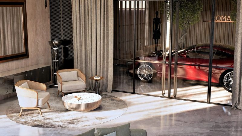 The Italian Job — Ferrari ROMA (Rosso Mugello)