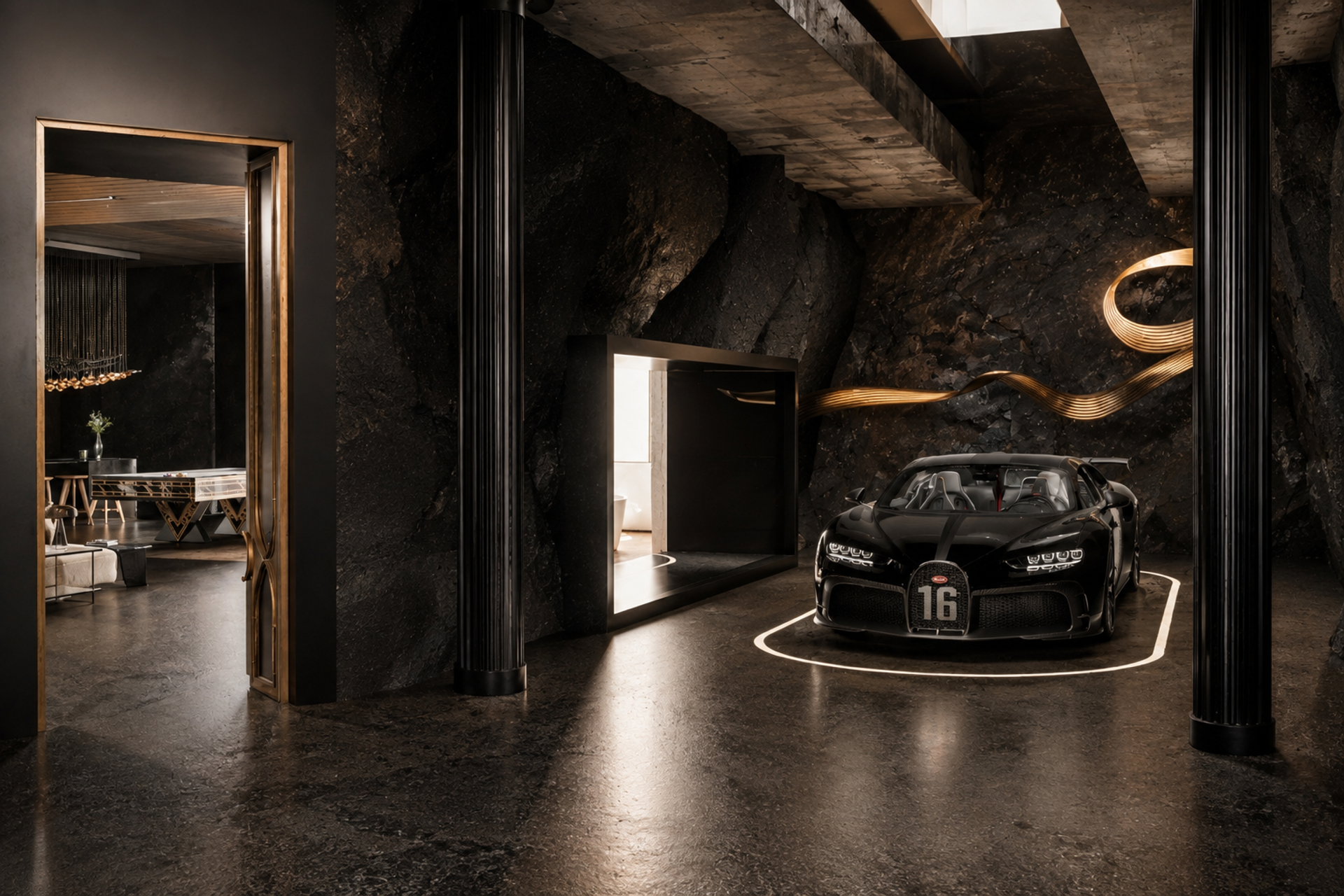 Black Myth — Bugatti et passage vers le salon