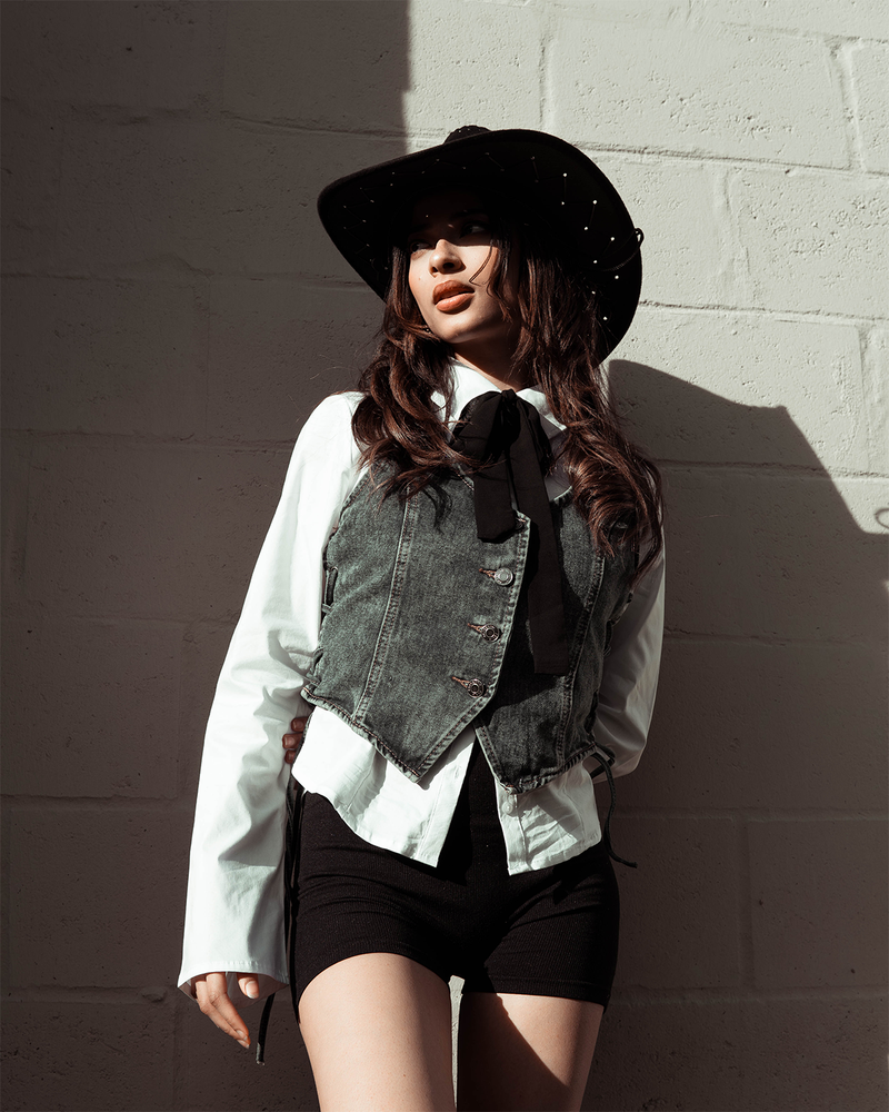 Fashion detail with artistic composition