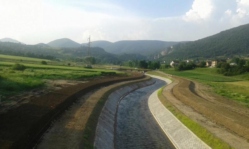 Izgled dijela rijeke Rakitnice nakon završenih radova