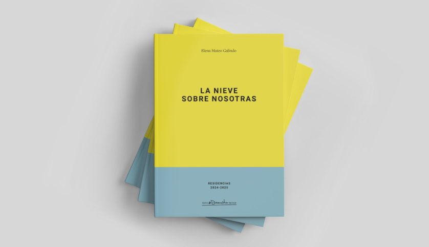 Portada del libro "La nieve sobre nosotras", de Elena Mateo Galindo