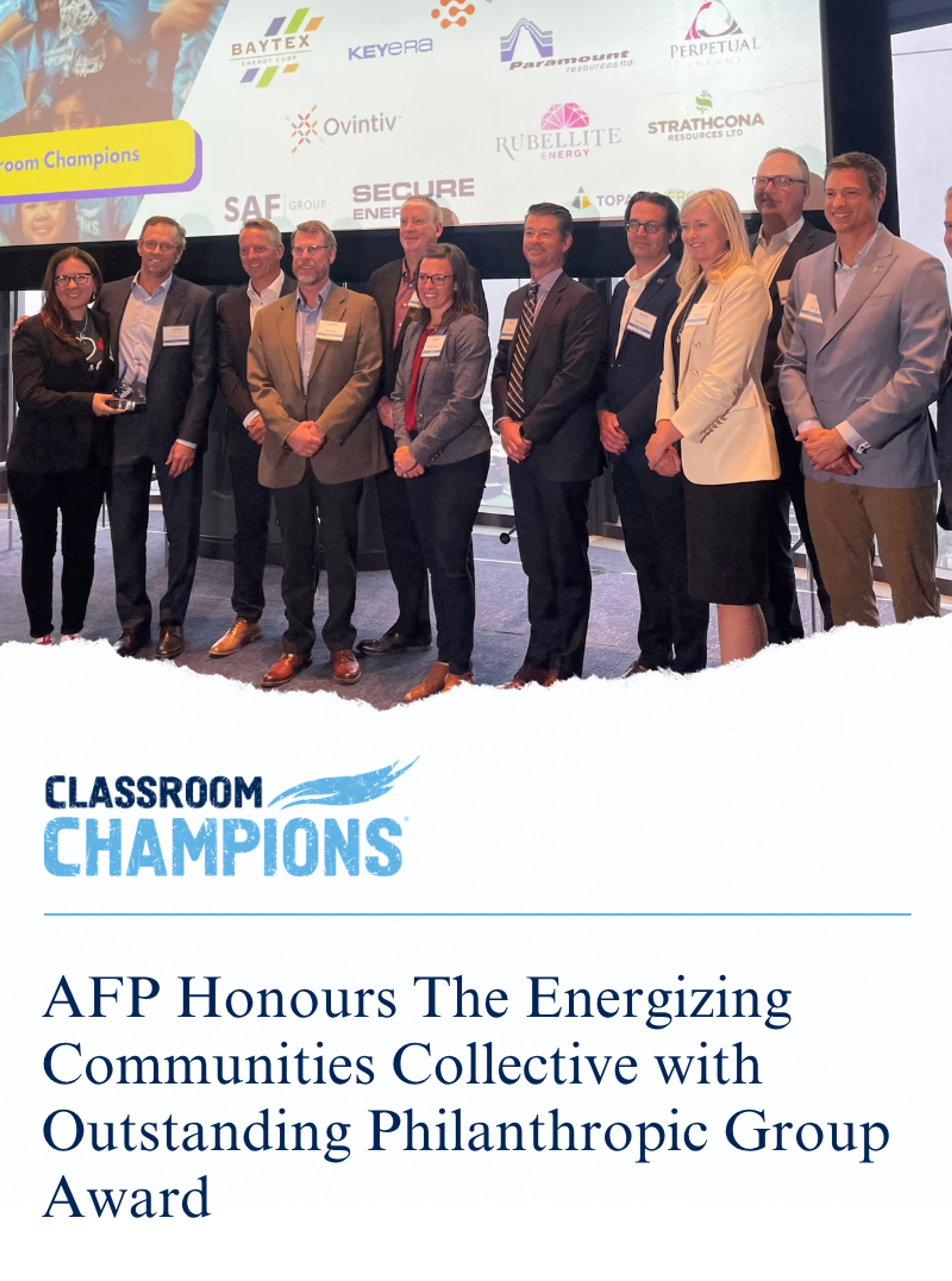 AFP Honors the Energizing Communities Collective media hit