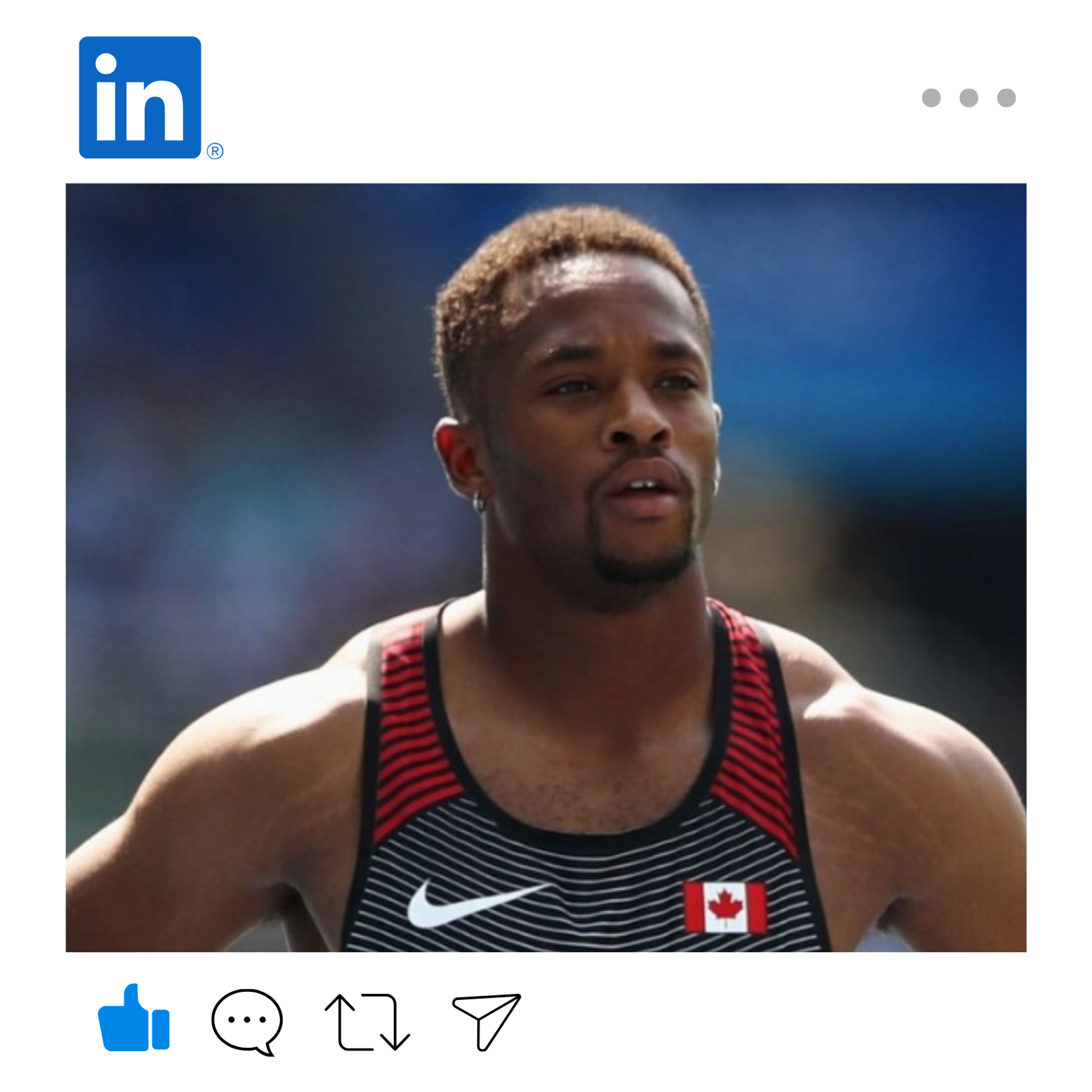 Akeem Haynes Athlete Mentor and Canadian Track Athlete
