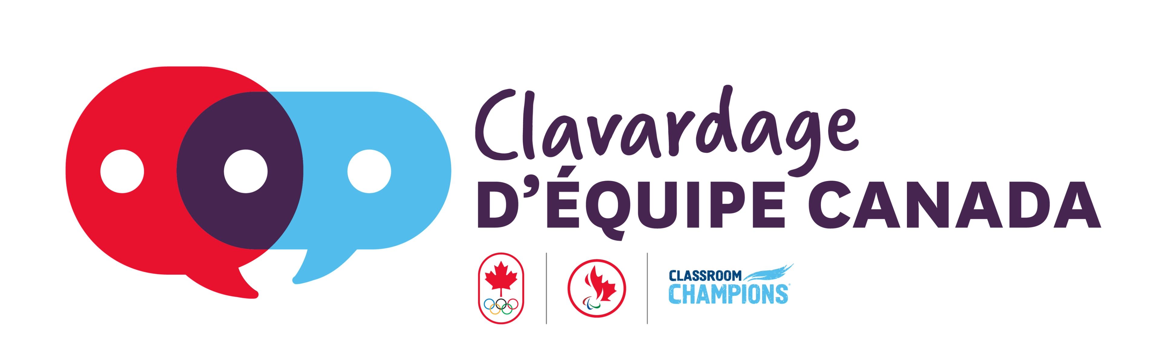 Clavardage d’Équipe Canada logo