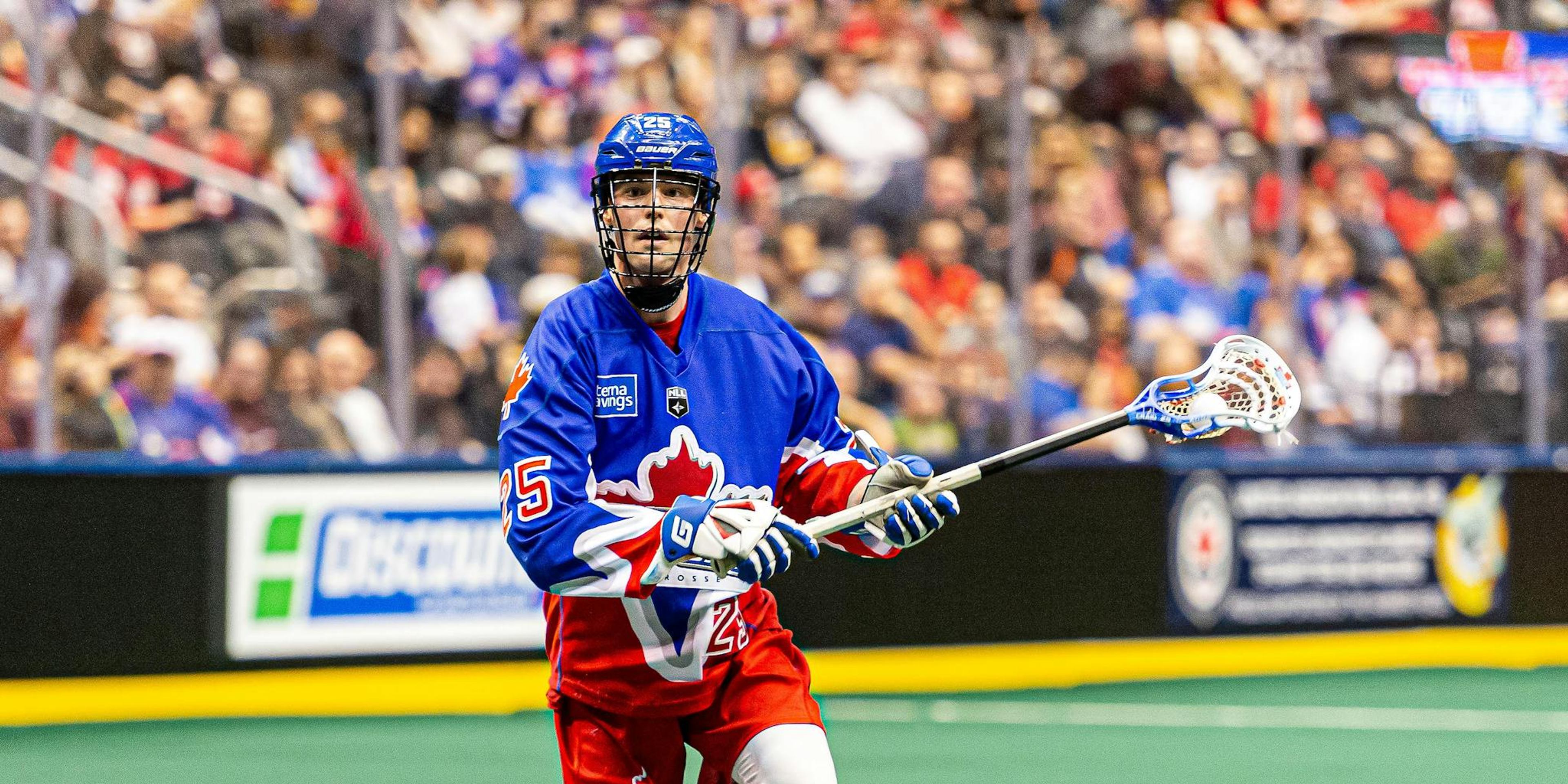 Daniel Craig competing in Lacrosse