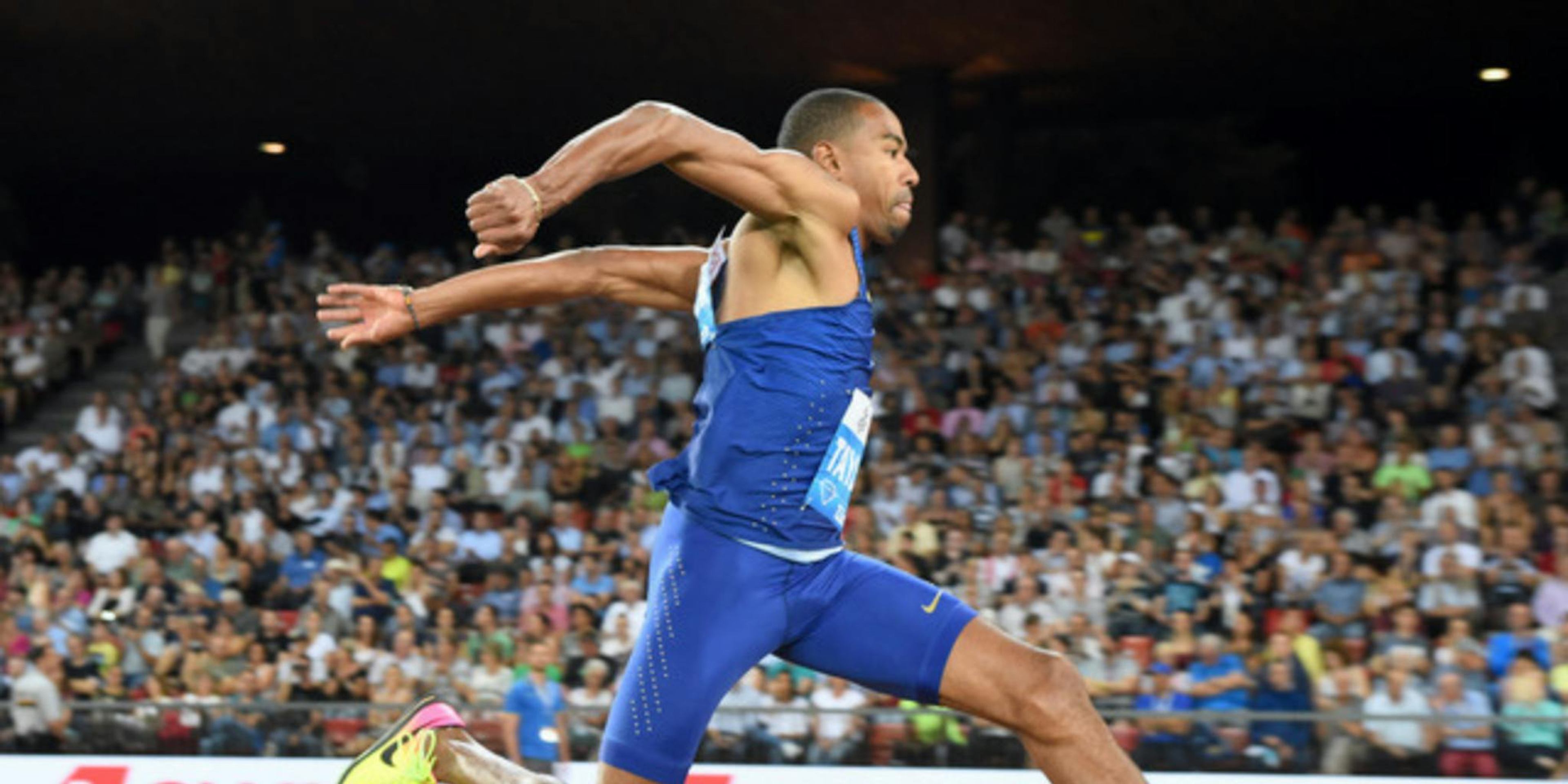 Christian Taylor competing in Track & Field