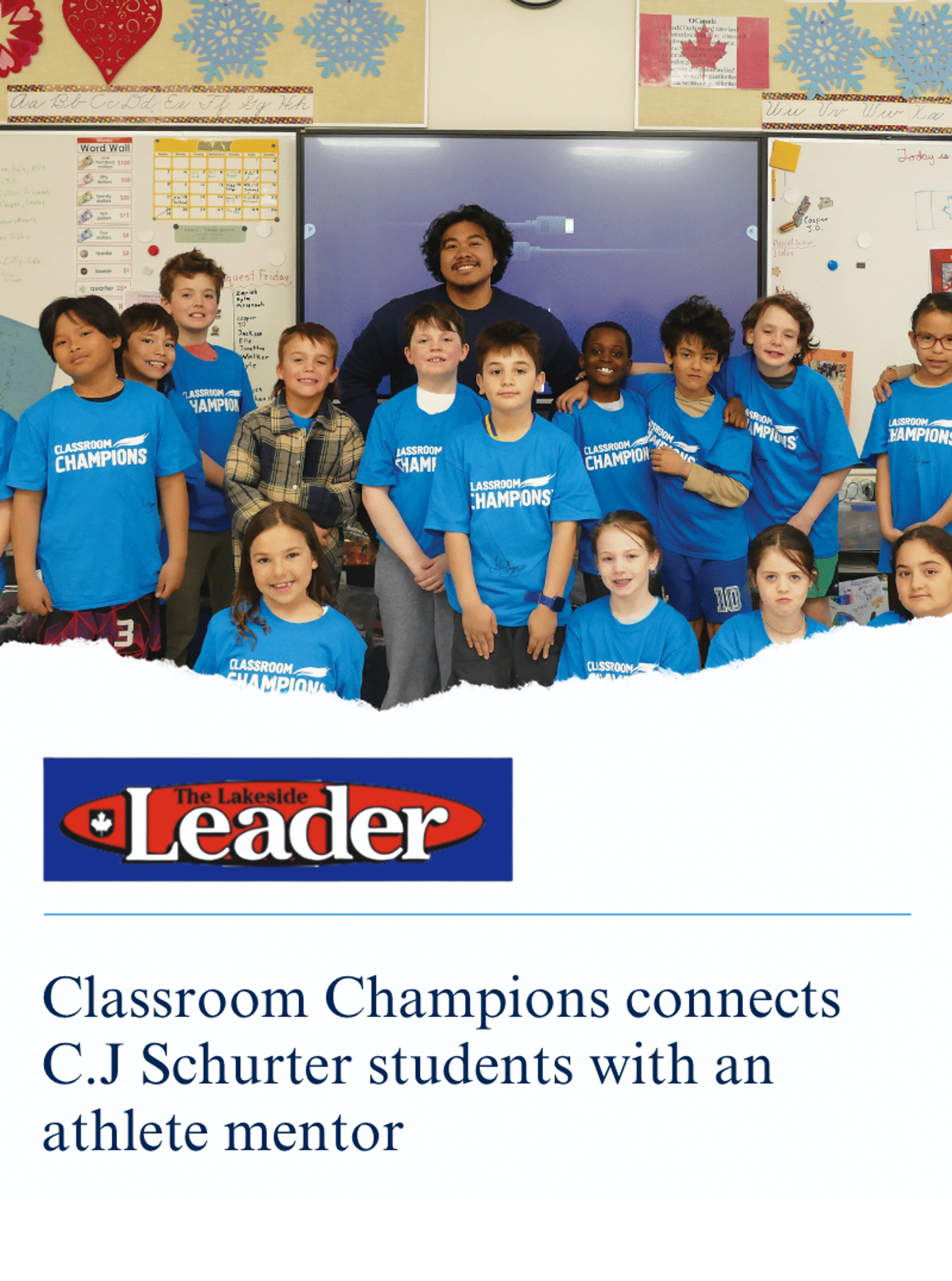 Lakeside Leader media hit