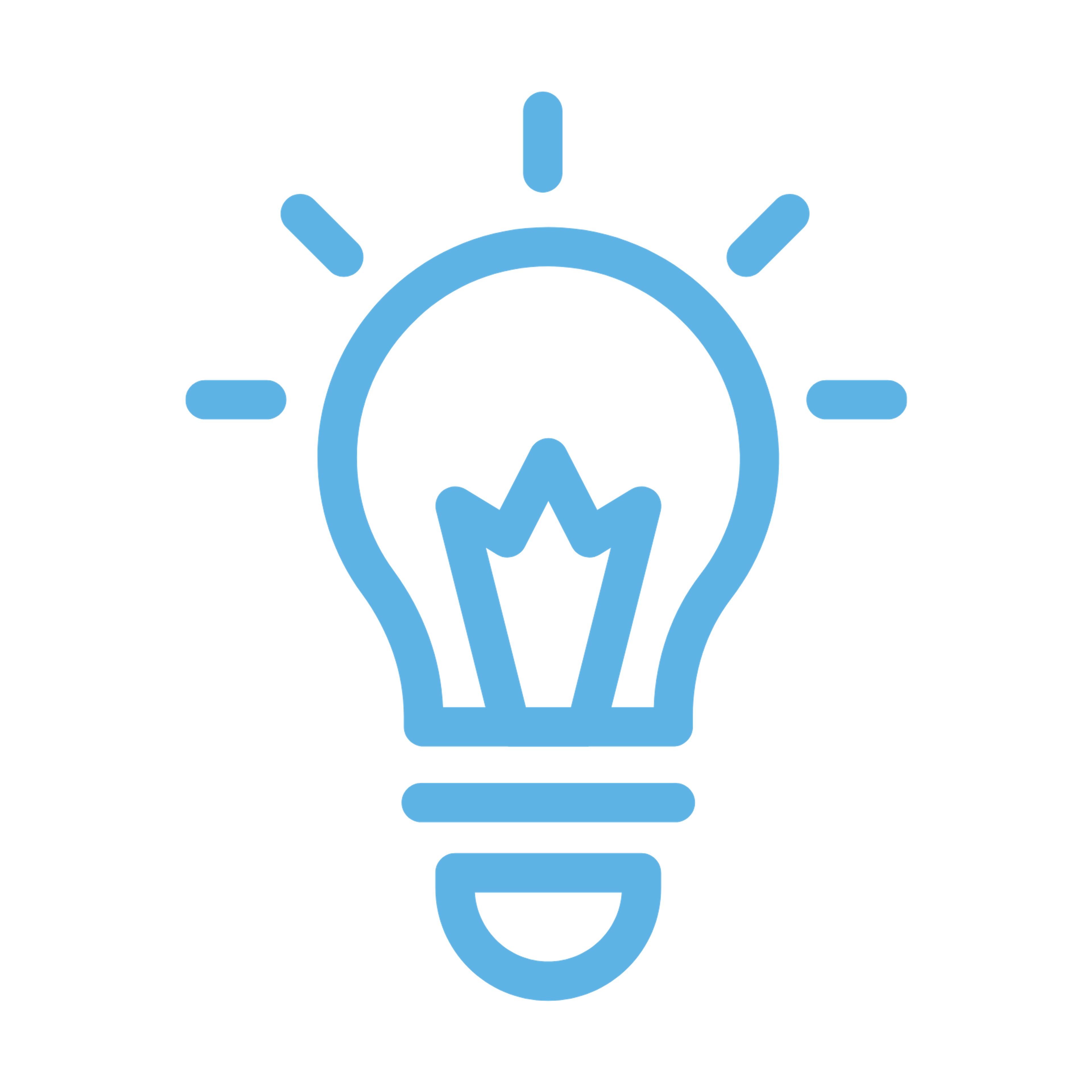 Idea icon representing an educational tip or key concept