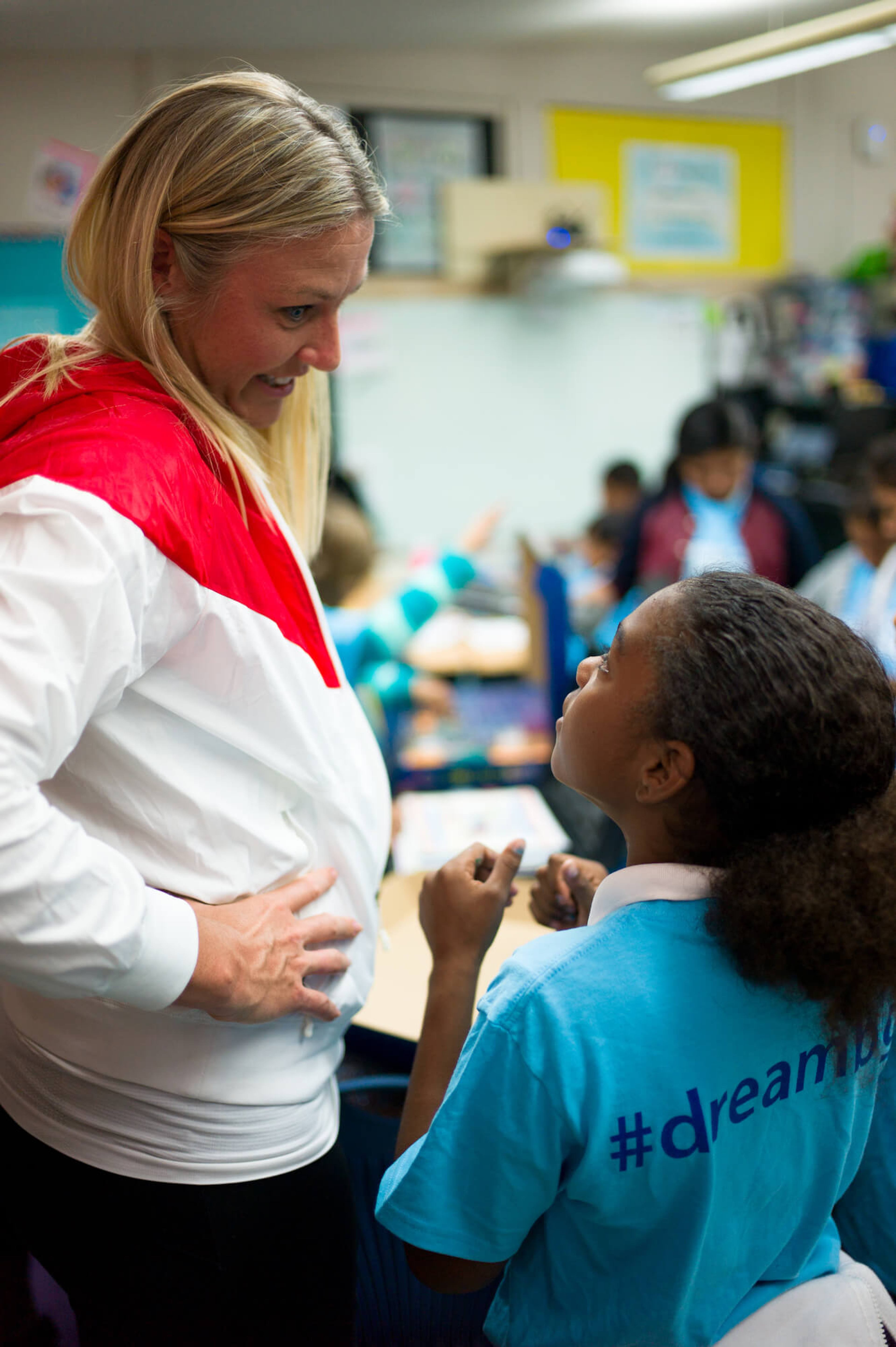A teacher and a student