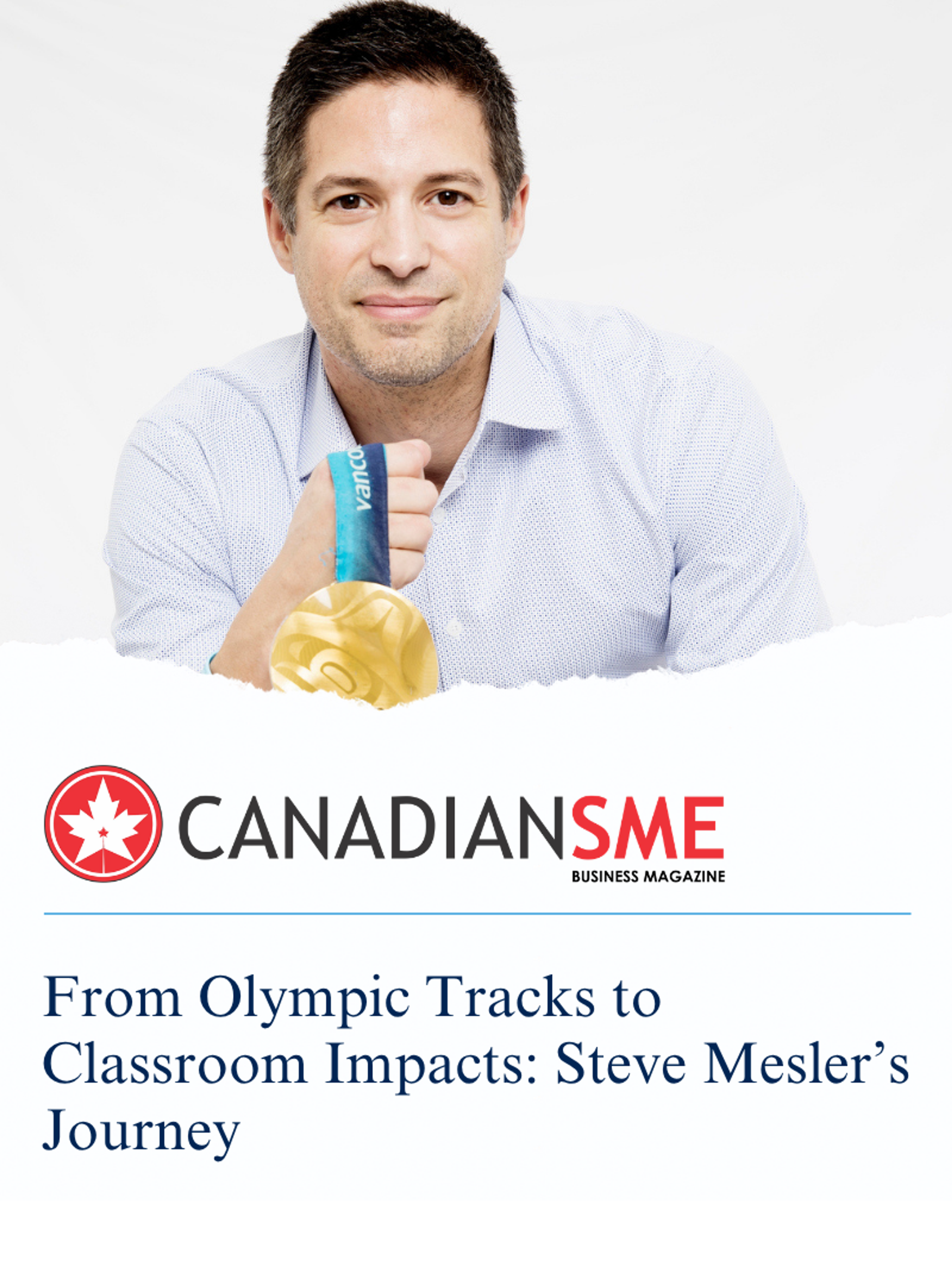 CanadianSME media hit about Steve Mesler