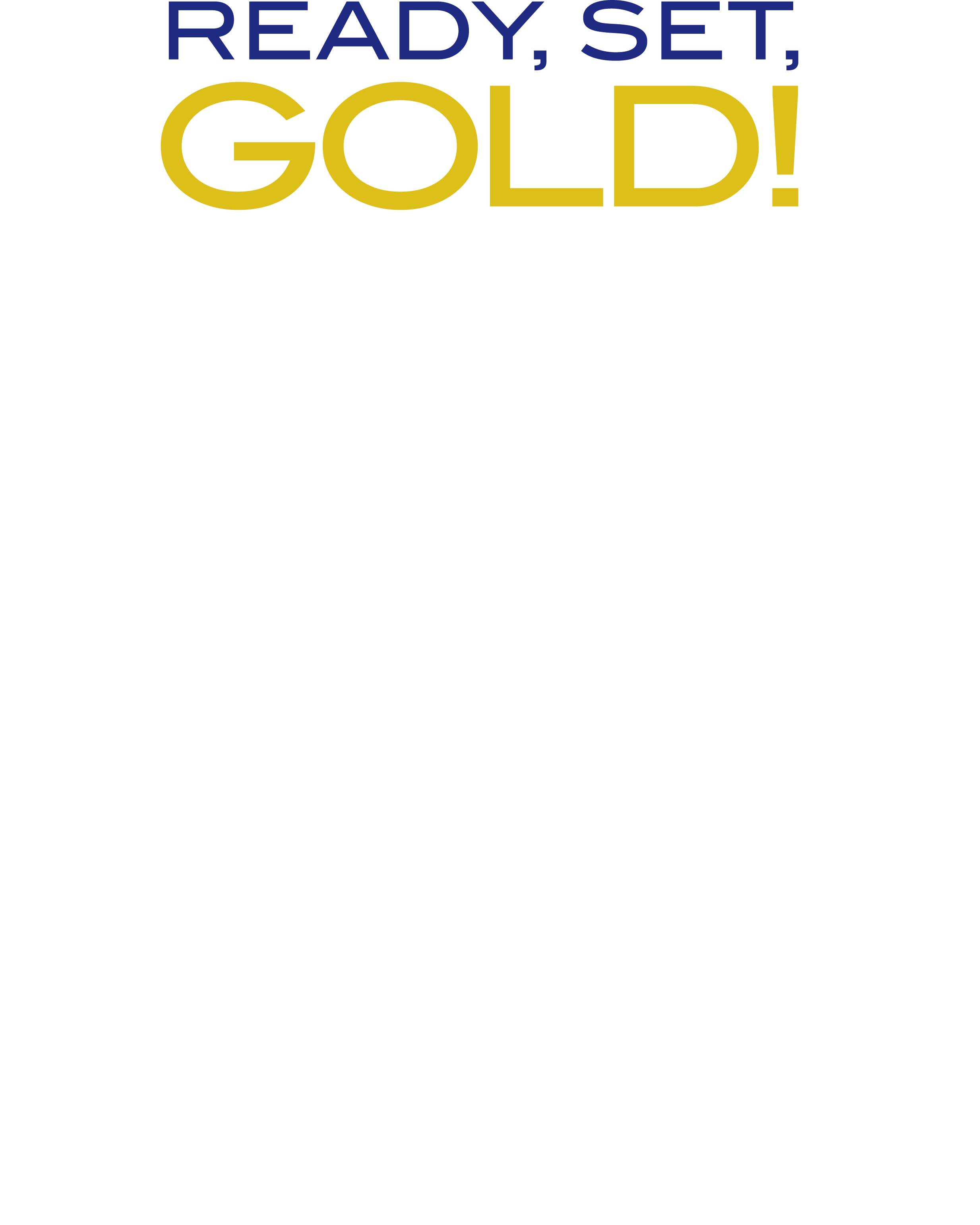 Ready, Set, Gold! campaign logo