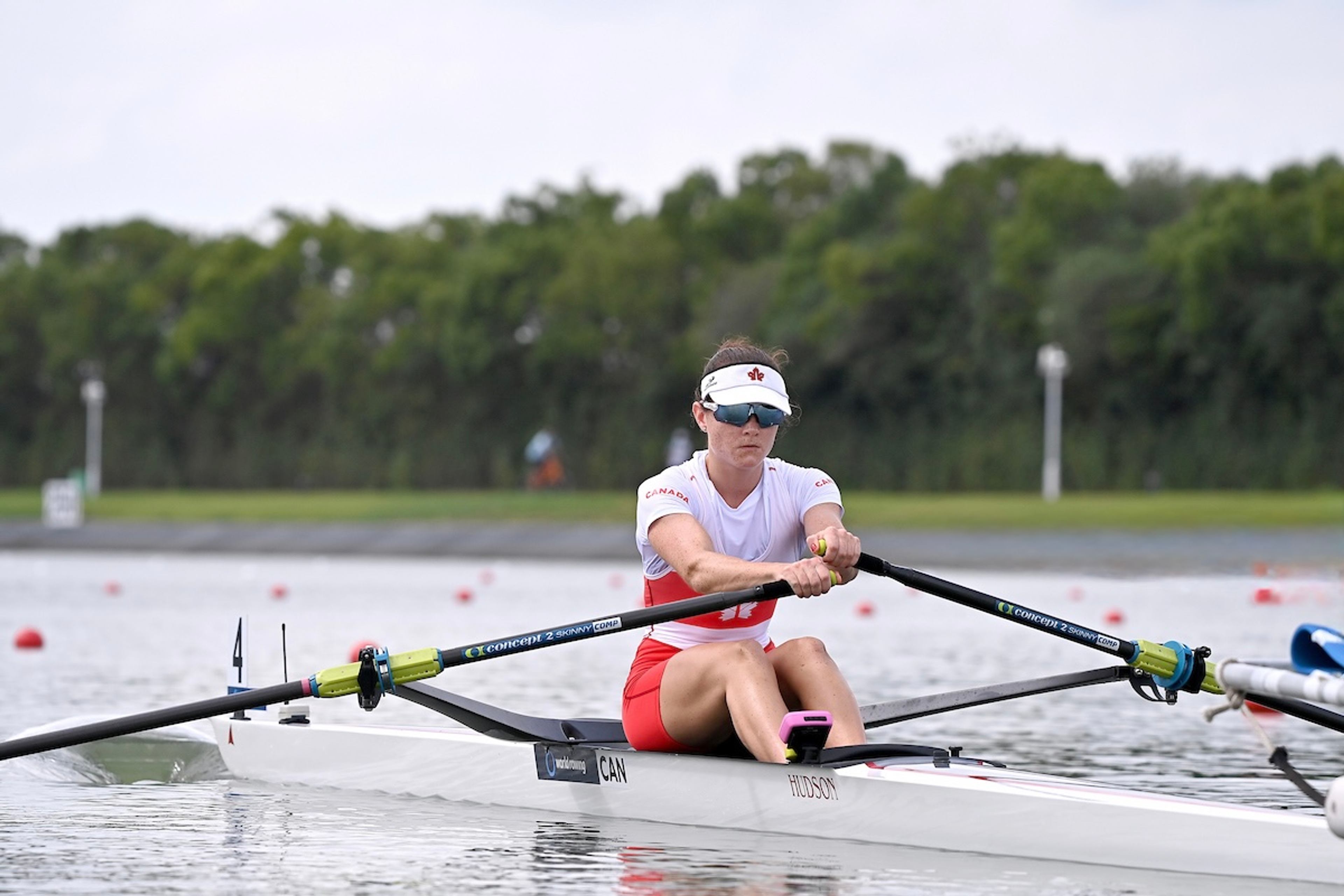 Karissa Riley rowing