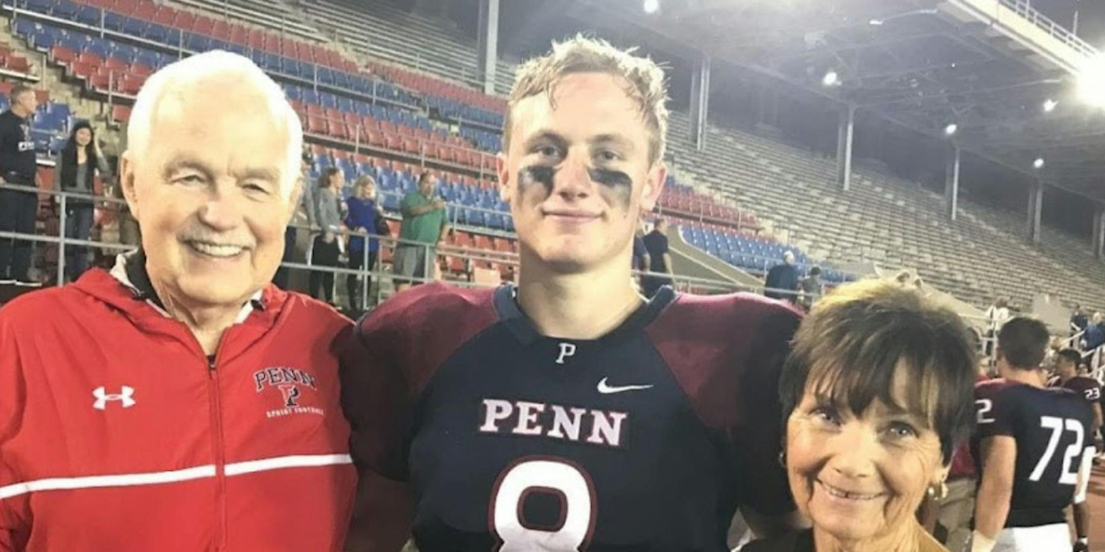 Ben Klaus competing in Football