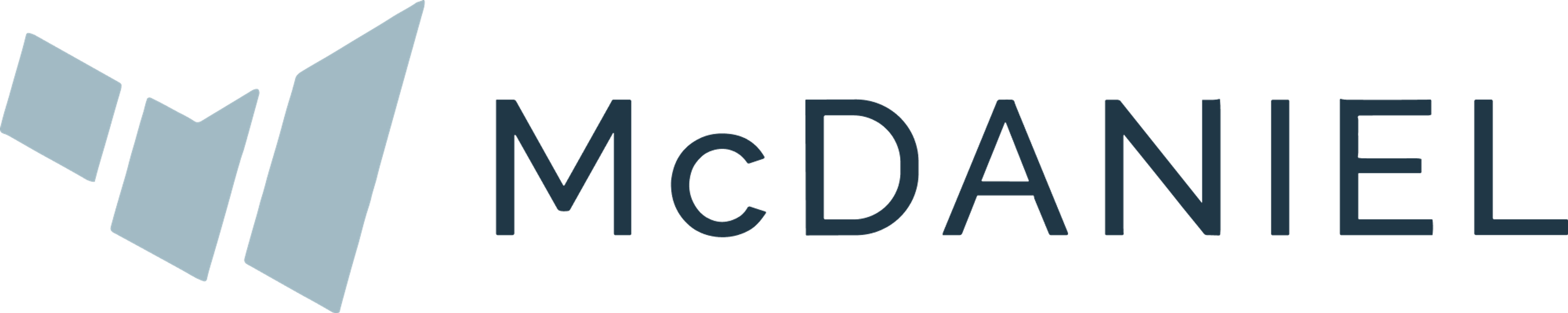McDaniel logo in colour, close-cropped on a transparent background