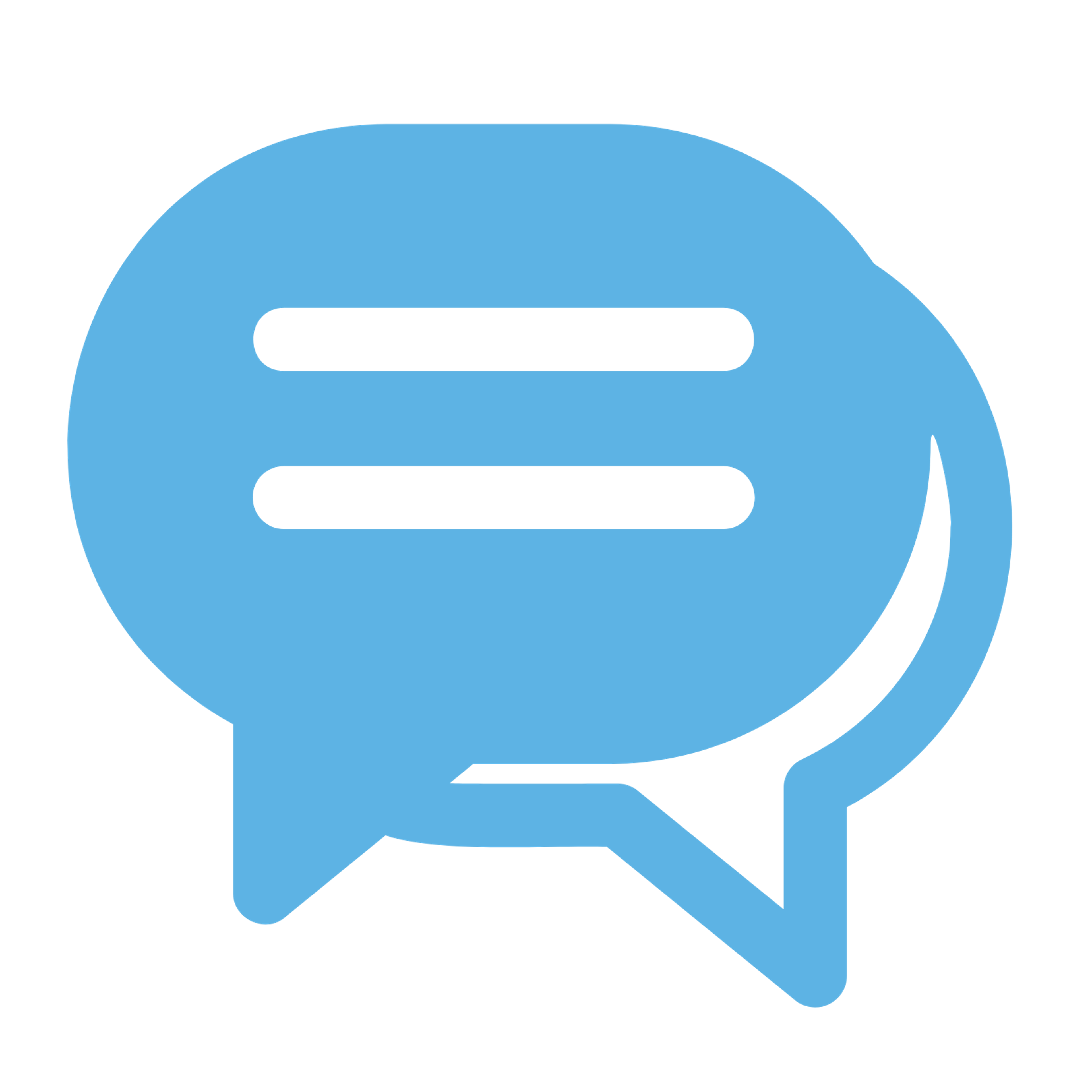 Two overlapping speech bubble icons representing conversation and shared feedback