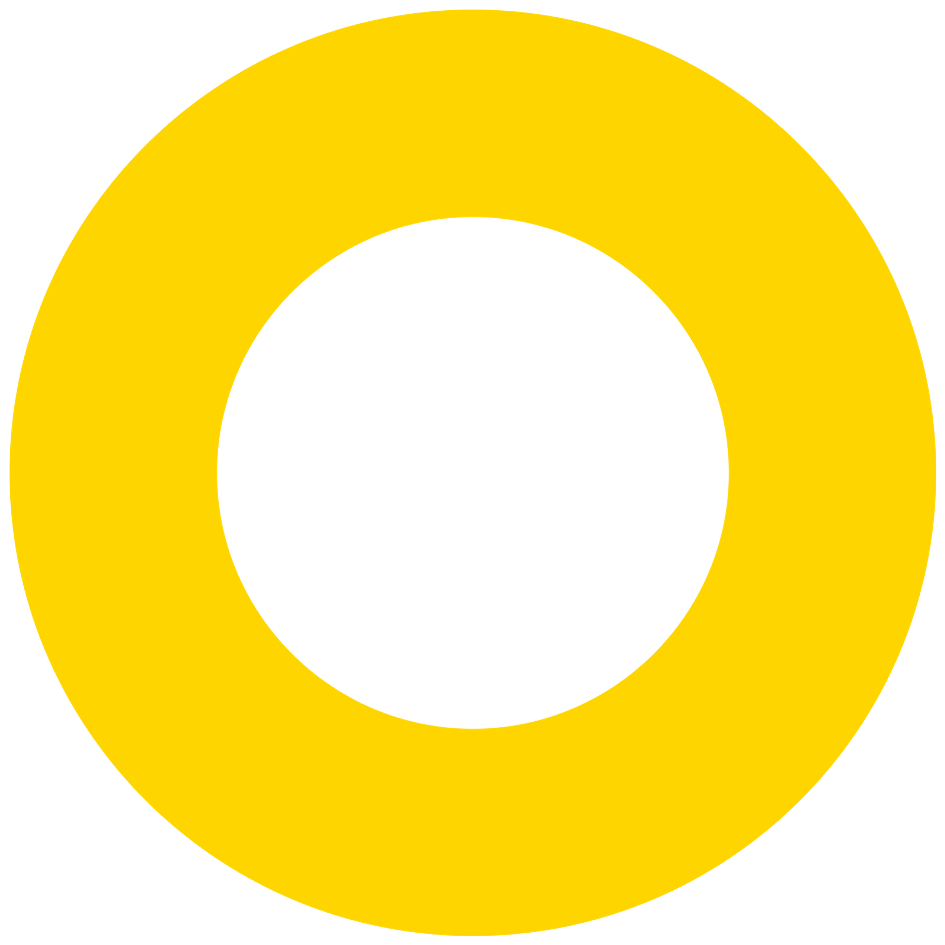 A yellow circle on a transparent background