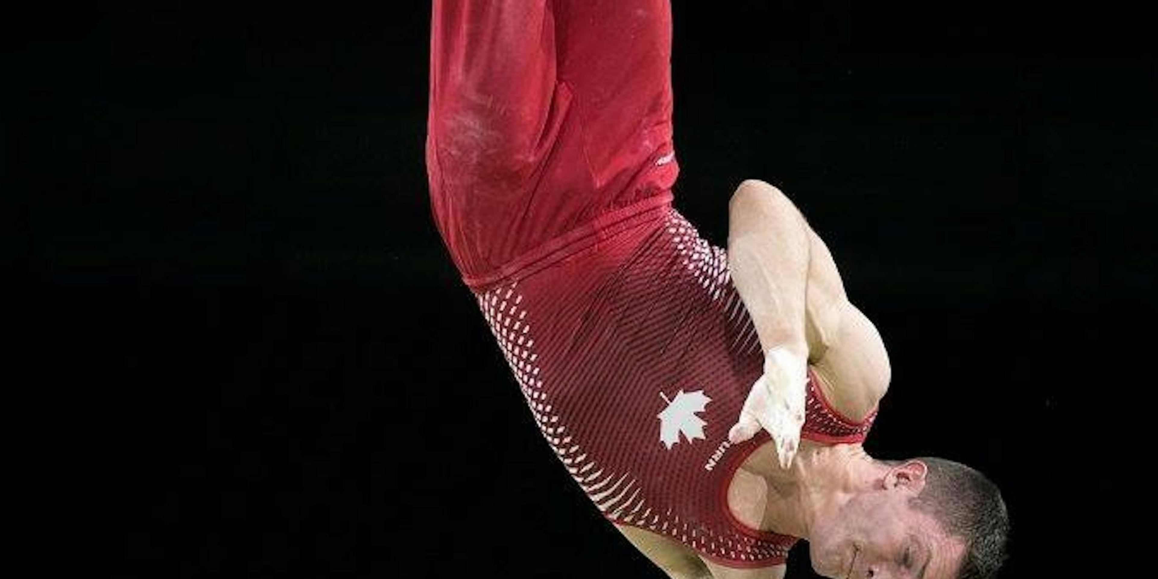 Jackson Payne competing in Gymnastics