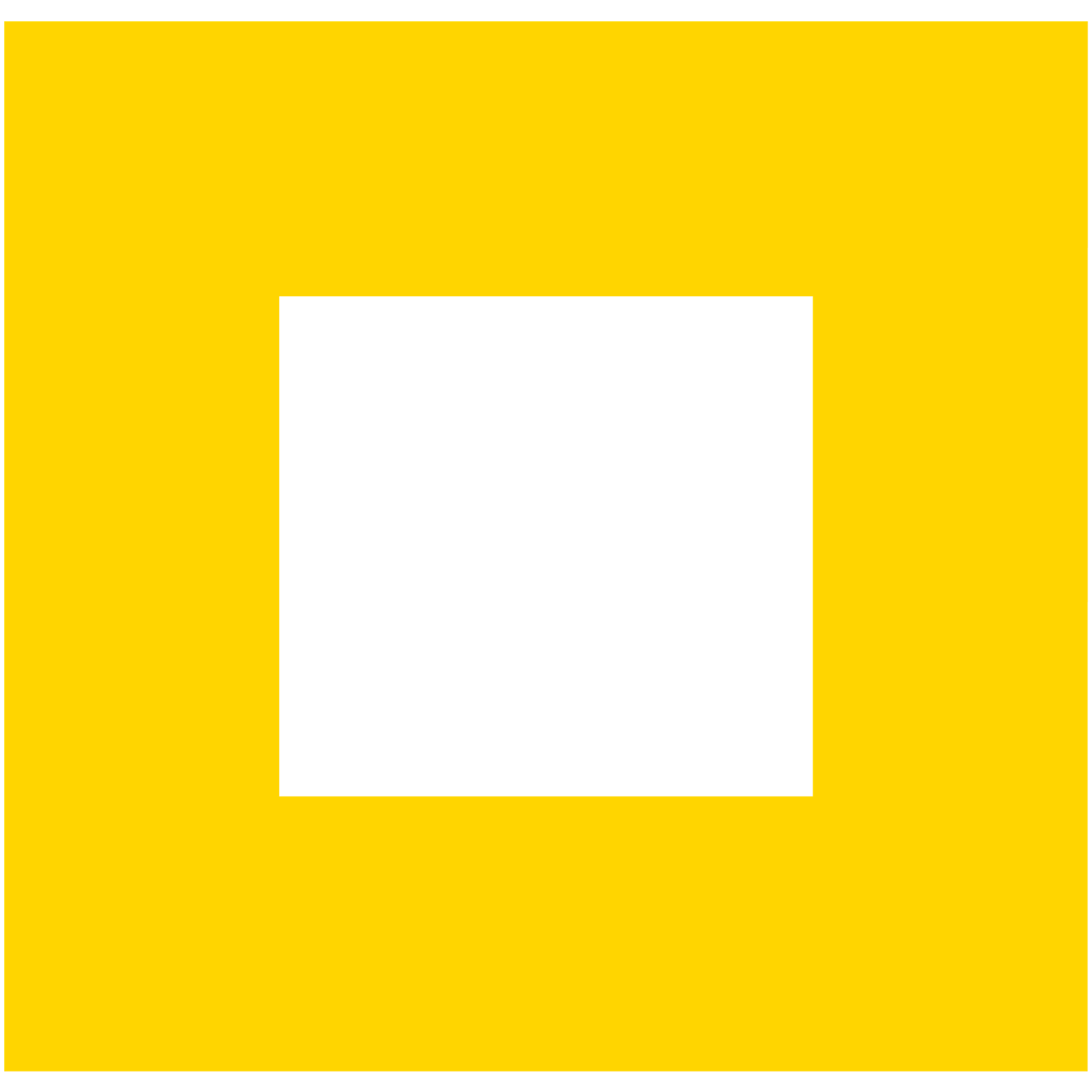A yellow square on a transparent background