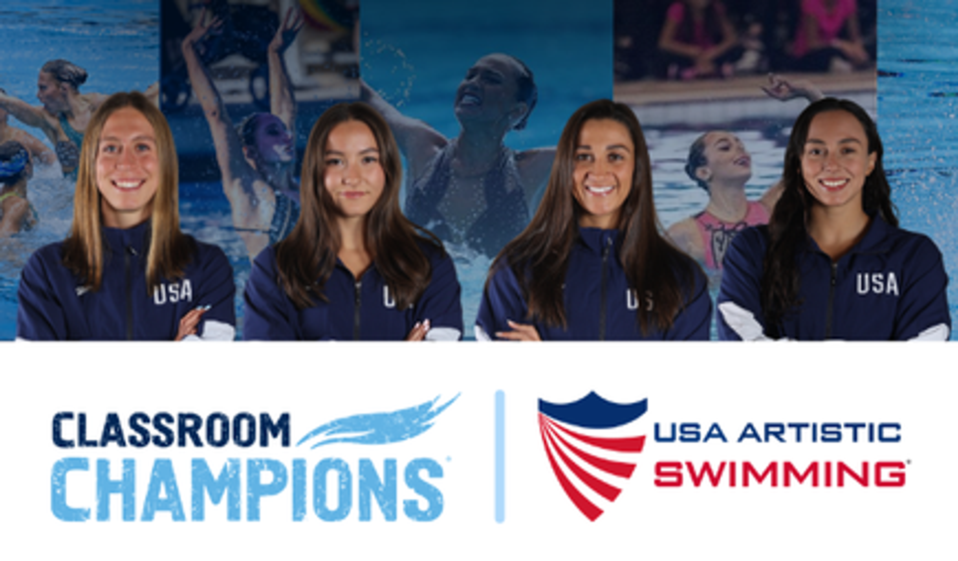 USA Artistic Swimming x Classroom Champions partnership