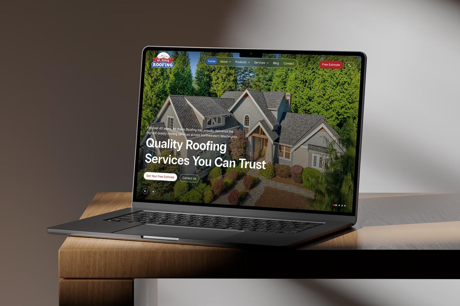 Mt Baker Roofing project