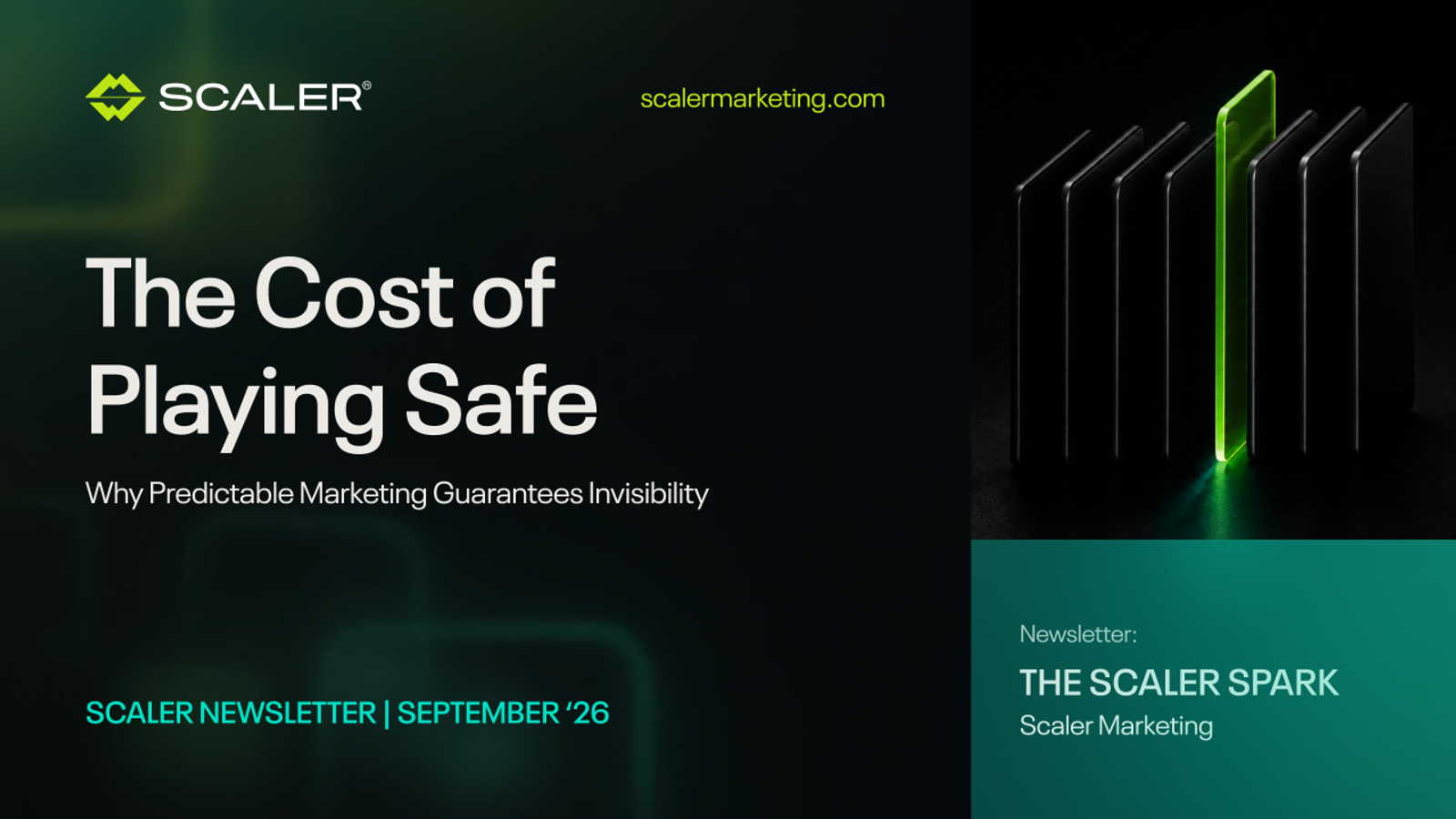 The Cost of Playing Safe: Why Predictable Marketing Guarantees Invisibility