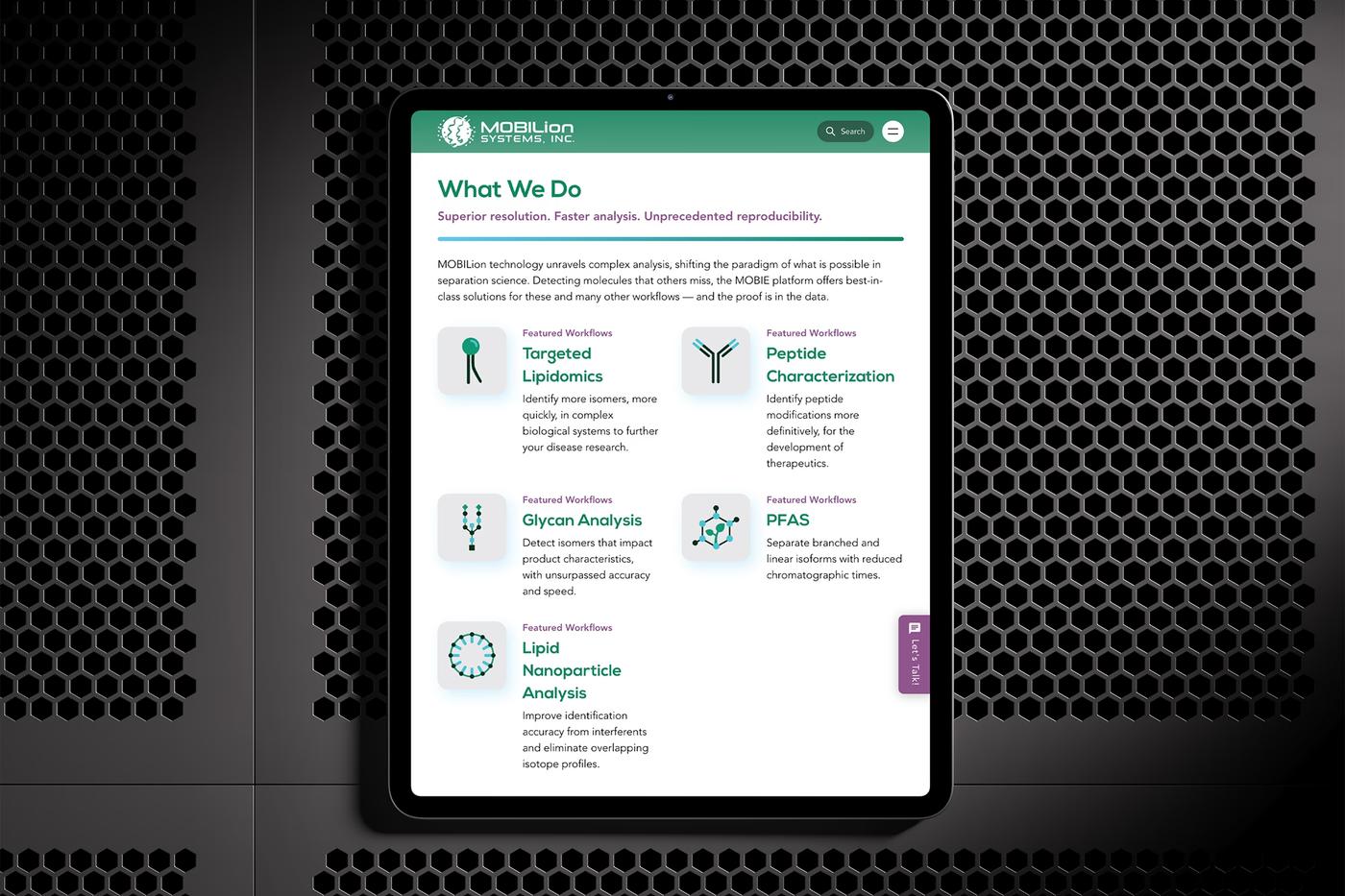 MOBILion Systems design