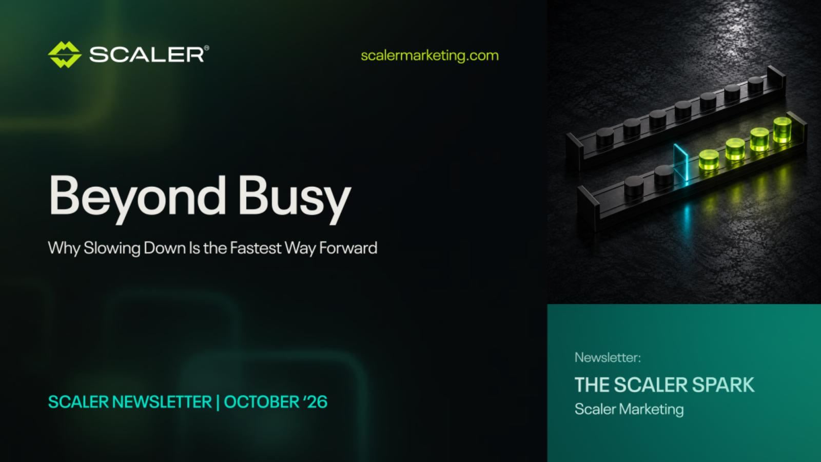 Beyond Busy: Why Slowing Down Is the Fastest Way Forward